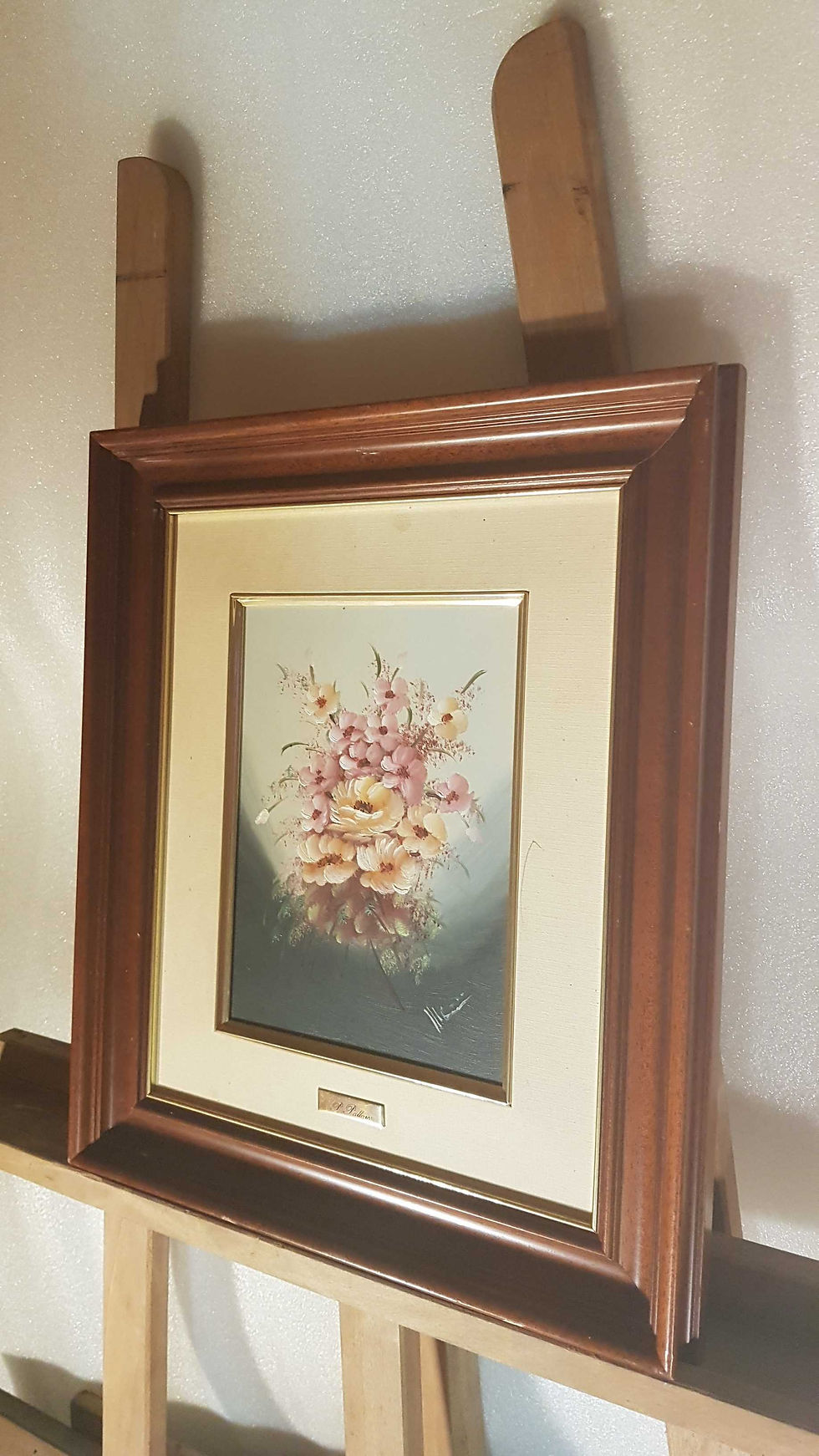 Miniature : Tableau  signé P.Pallares. Peinture huile sur panneau. Original de l'artis