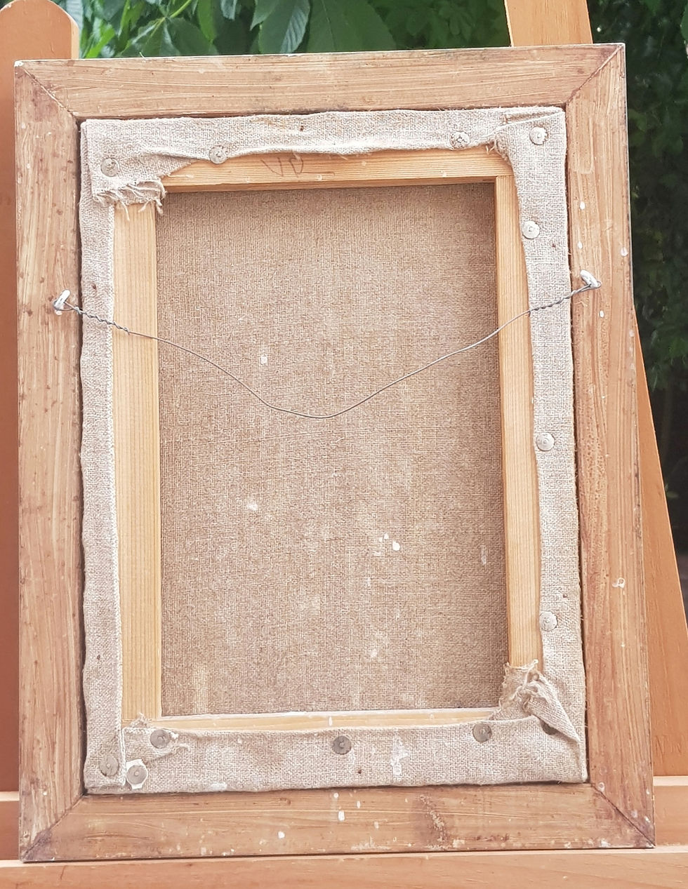 Miniature : Tableau ancien signé.  Portrait :  Peinture huile sur toile  .
