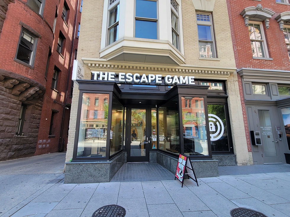 Escape room located along Baptist Alley.