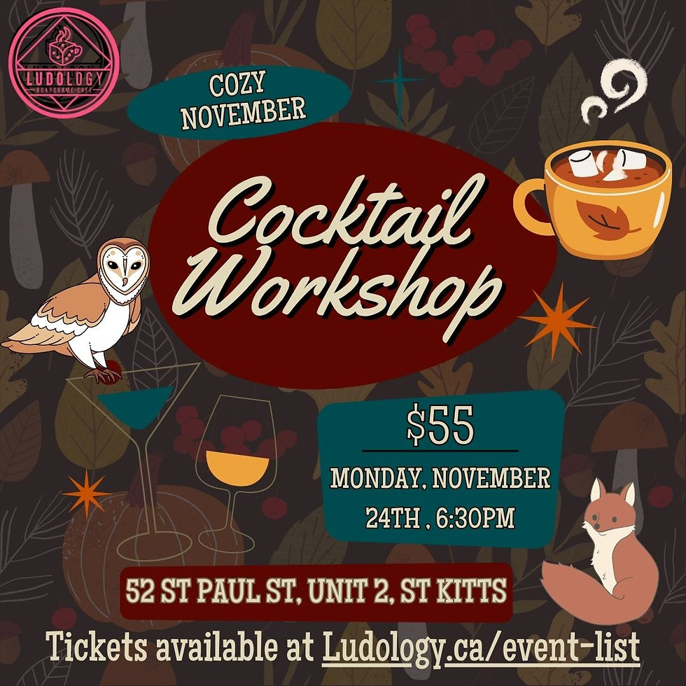 Cocktail Workshop - Cozy November