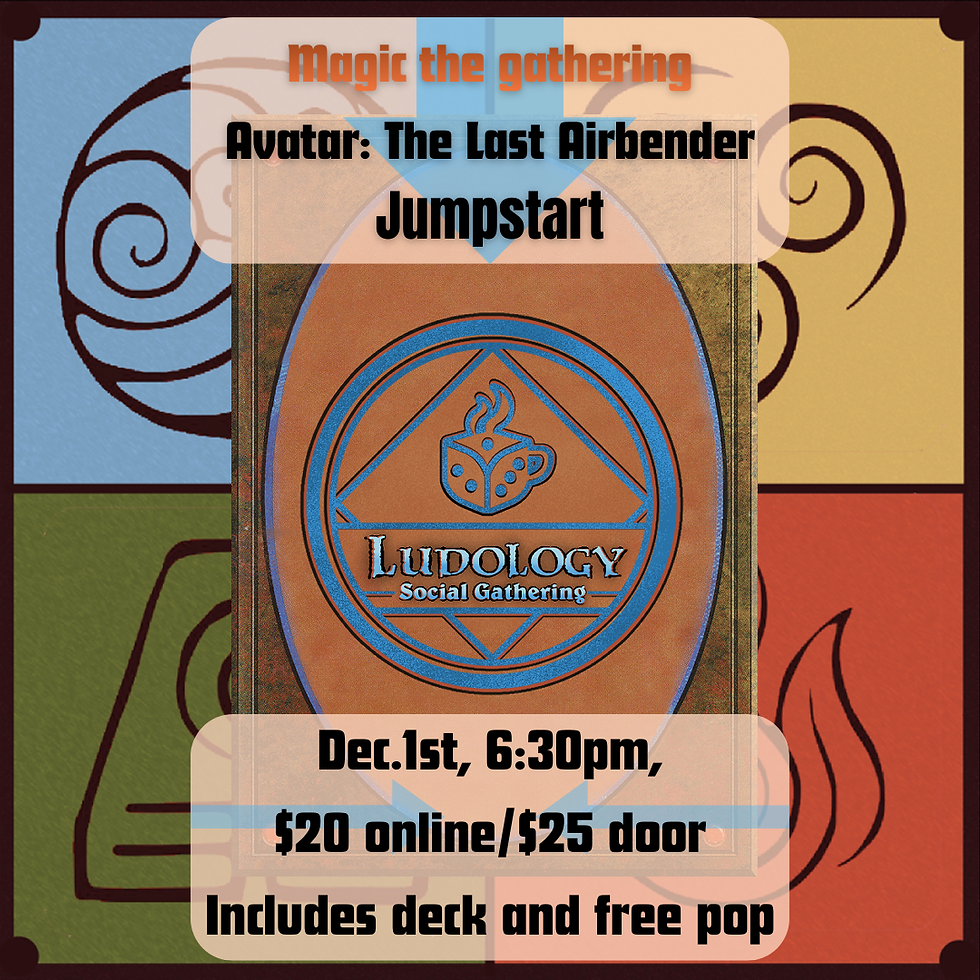 Magic the Gathering: Avatar The Last Airbender Jumpstart Evening