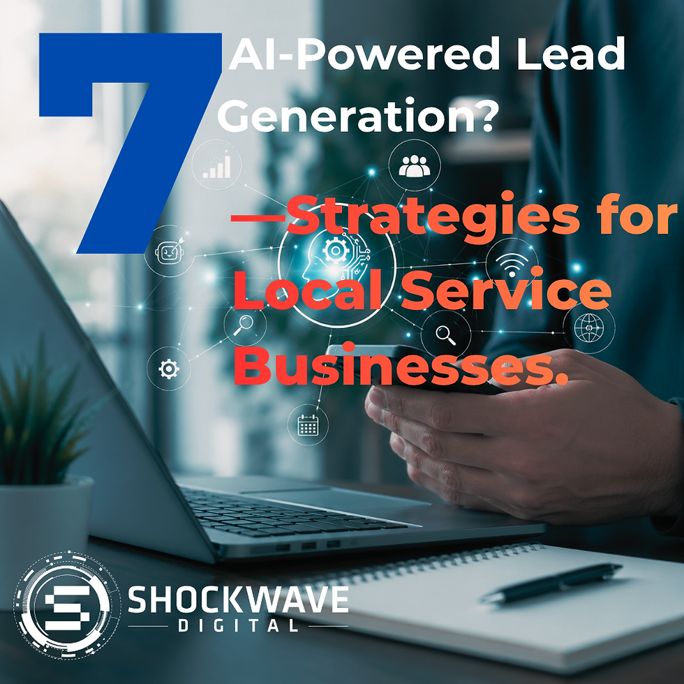 7 ai-powered lead generation strategies. Shockwave Digital