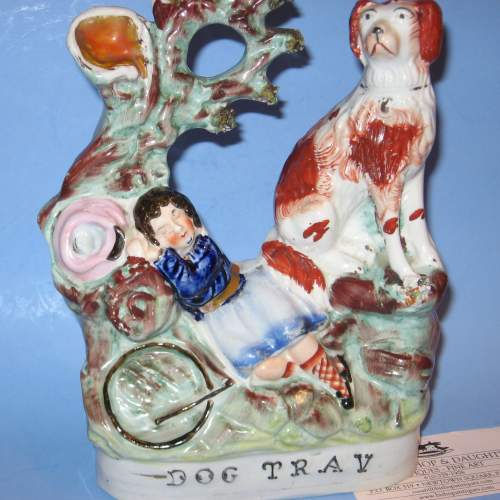 Thumbnail: Staffordshire Figure of "Dog Tray"