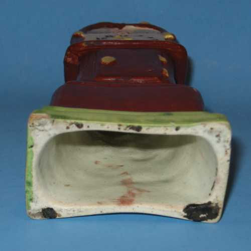 Thumbnail: Early Pearlware Grandfather Clock Figure