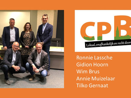 Raadsleden CPB geïnstalleerd in gemeenteraad