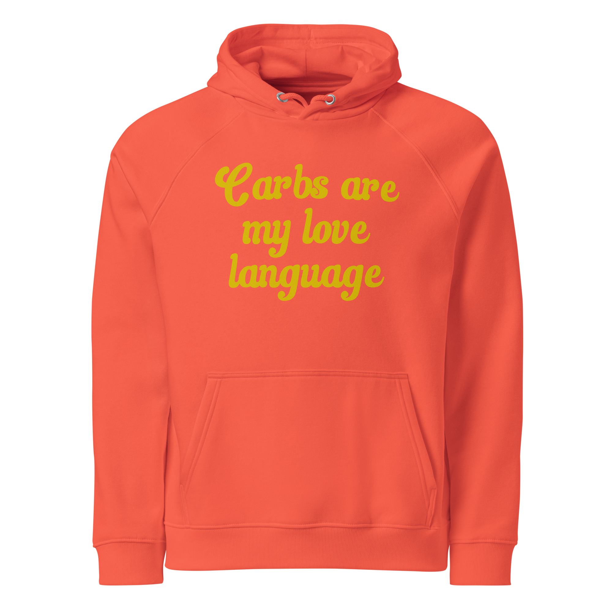 Carbs Love Language - 100% Organic Cotton + Recycled Materials