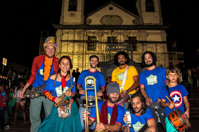 A música invade as ruas