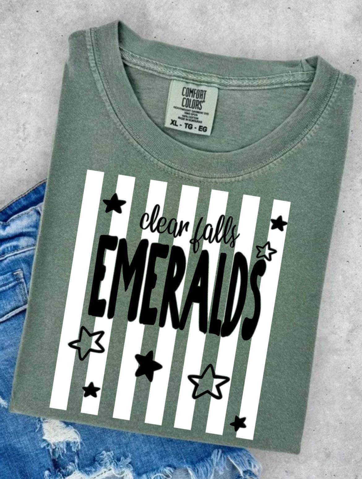 Emeralds stripe tshirt