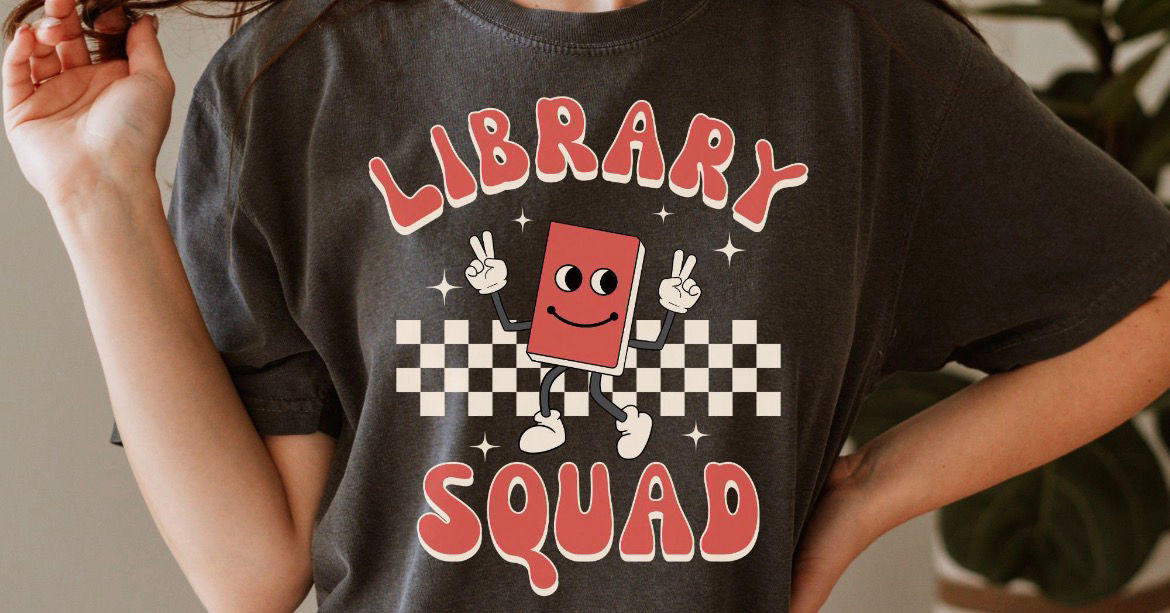 Library squad tshirt