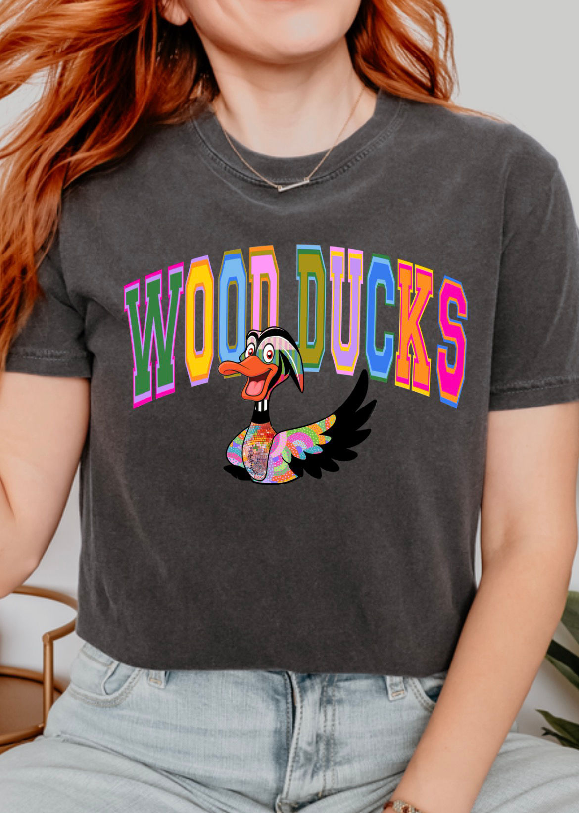 Colorful ducks tshirt
