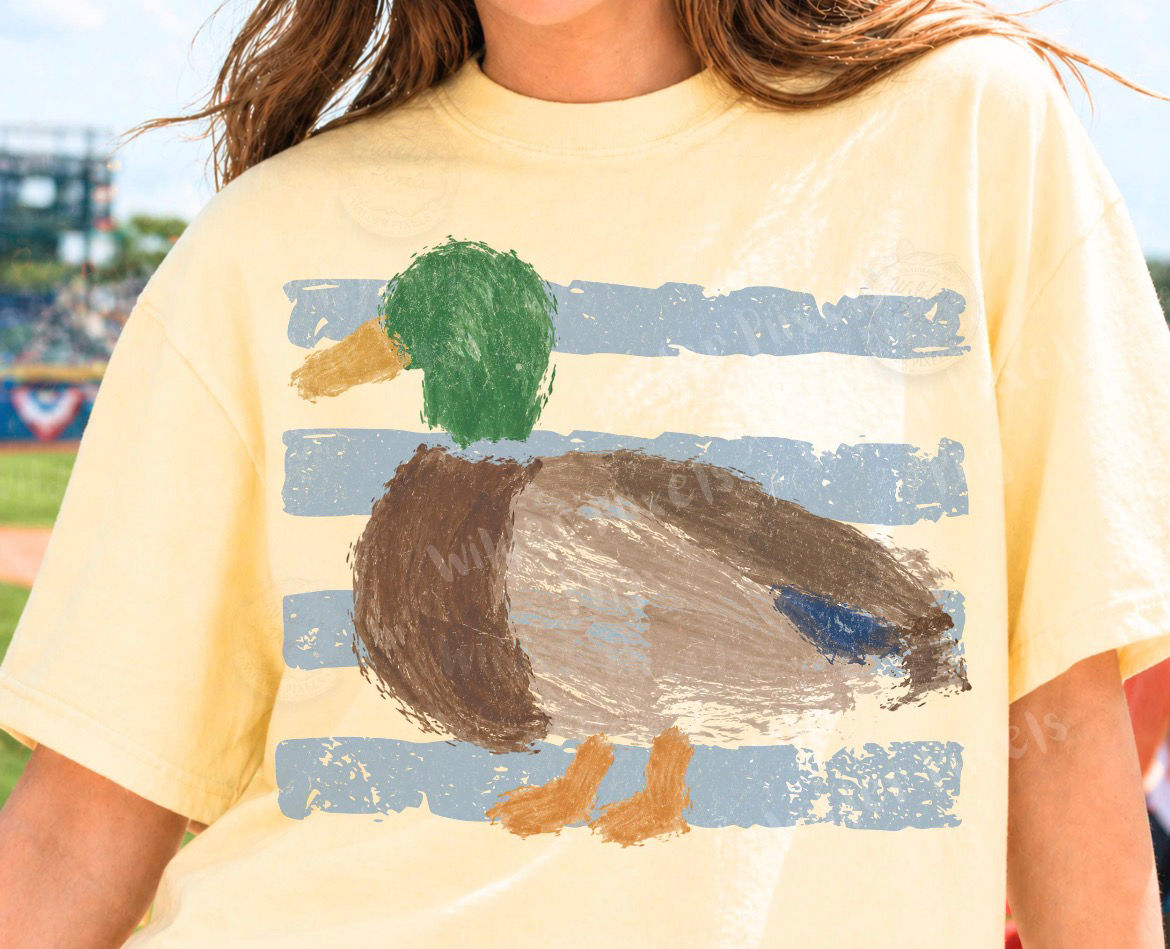 Duck stripe tshirt