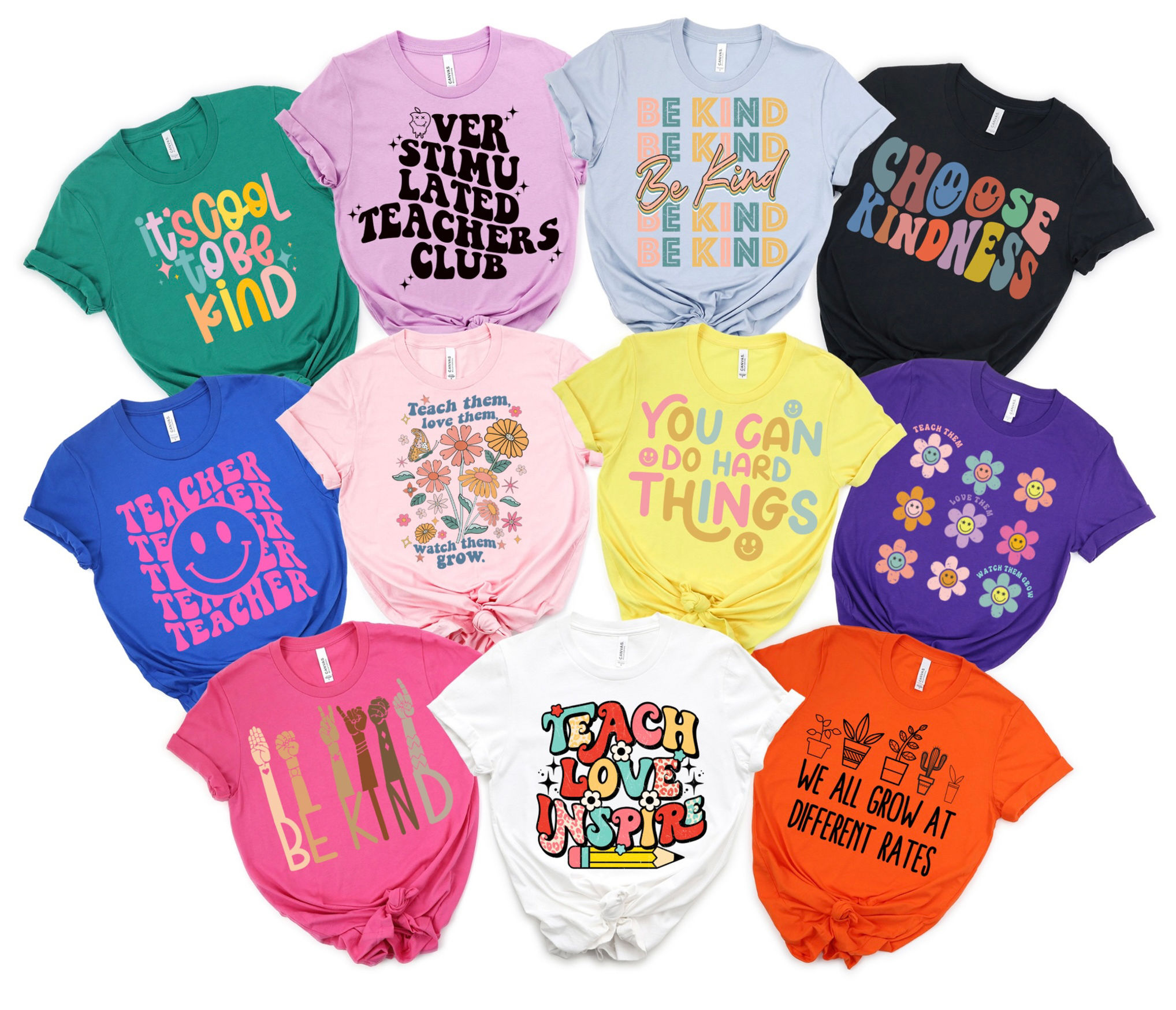 Kindness teacher t-shirts