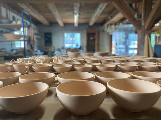 Werkstattansicht Keramikatelier Jasmin Janker 