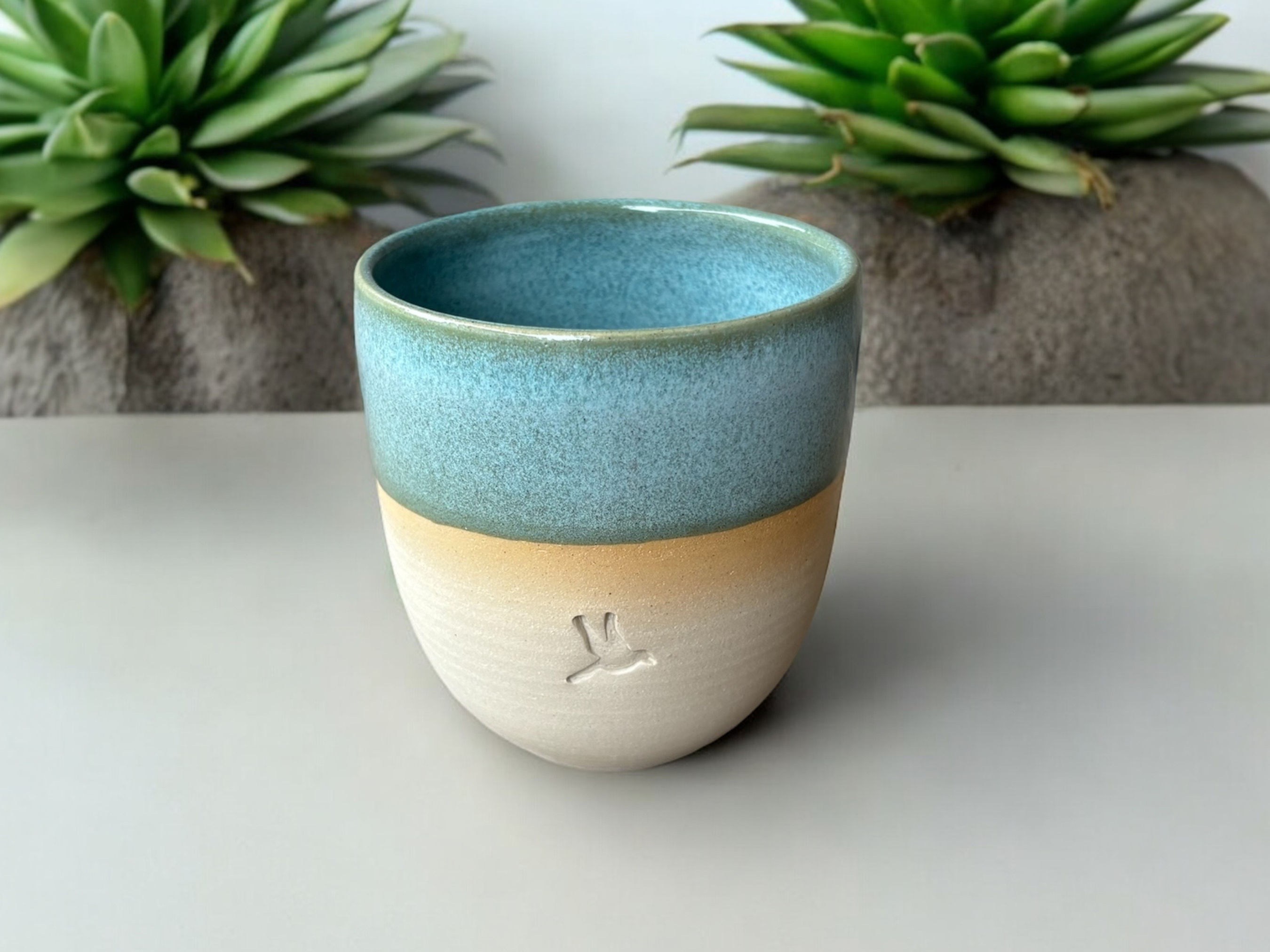 Handgemachter Keramikbecher