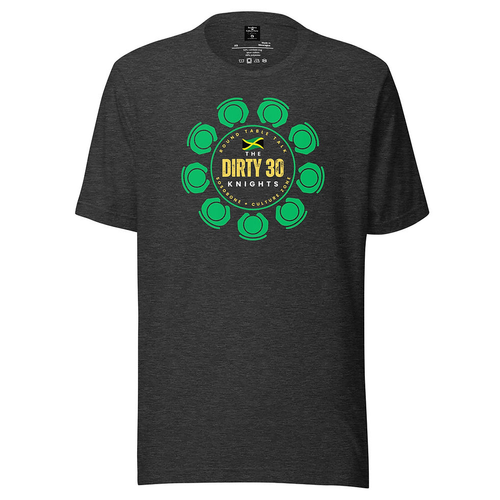 Thumbnail: Dirty Thirty Round Table Talk Unisex t-shirt