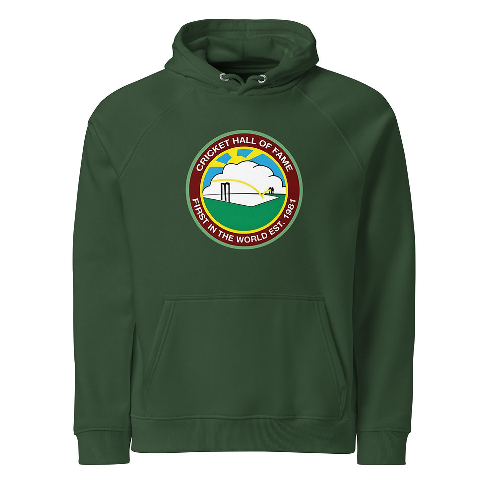Cricket Hall of Fame Unisex eco hoodie