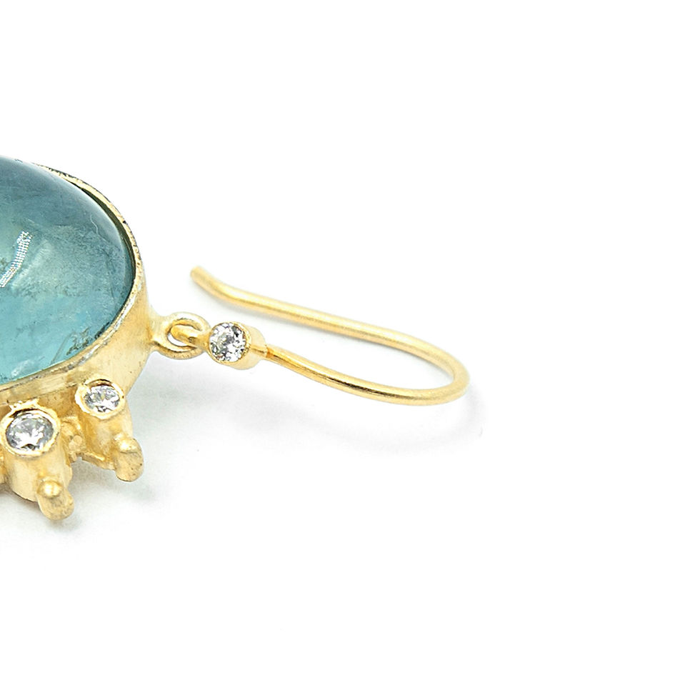 Thumbnail: Onyx, Cz, handmade, earrings, made in India, gemstones, semi-precious, jewelry, one of a kind, unique