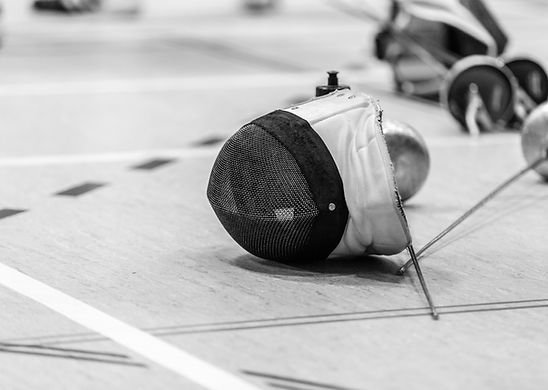 Fencing Mask and Epee