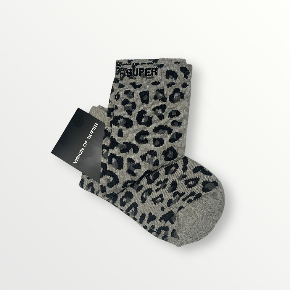 Miniatura: VISION OF SUPER socks calze fiamme o ghepard animalier