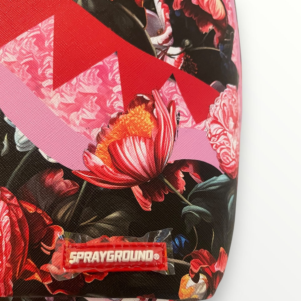 Miniatura: SPRAYGROUND zaino pink check / black flower 