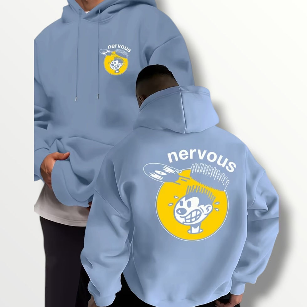 Miniatura: NERVOUS felpa basic nervous records New York 