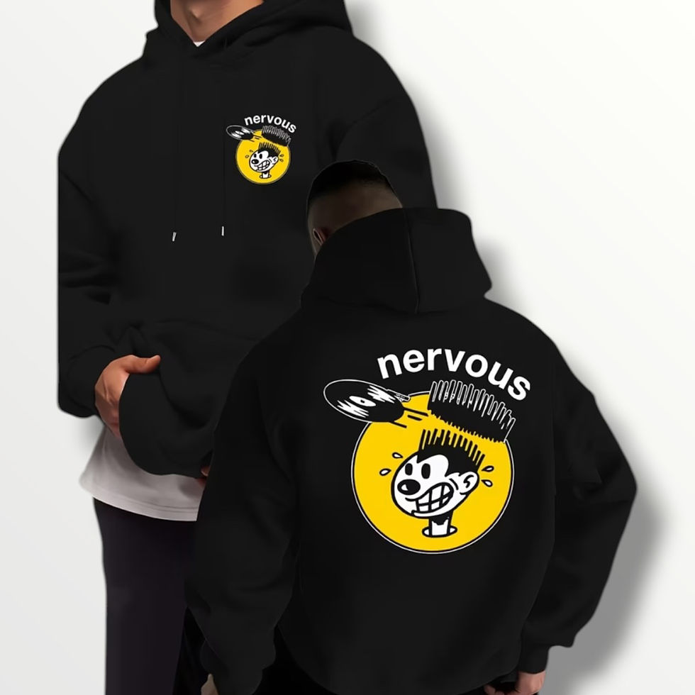 Miniatura: NERVOUS felpa basic nervous records New York 