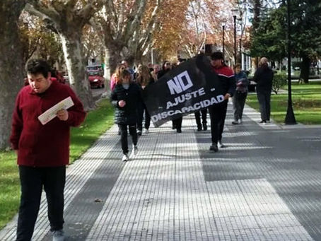 Emergencia en Discapacidad: San Rafael se movilizó con un grito de auxilio