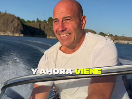 Martiniano en modo aventura: del delantal a la tirolesa en Los Reyunos