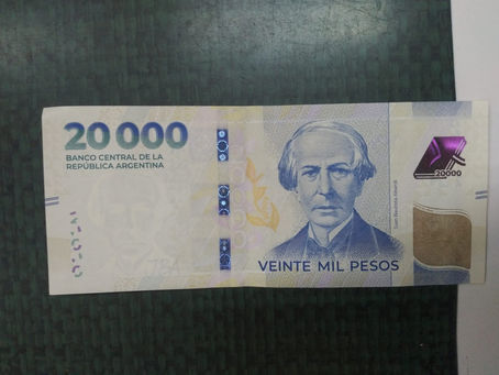 Ya hay billetes de $20.000 en las calles sanrafaelinas