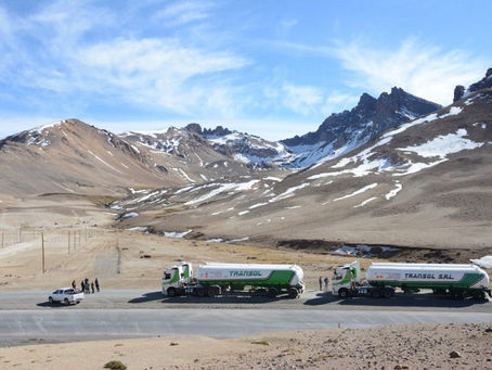 Autoridades chilenas buscan avanzar en el transporte de cargas por Paso Pehuenche