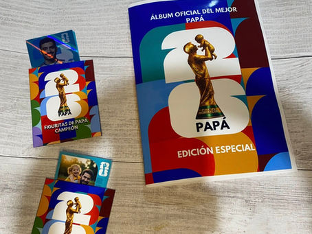 DEL MUNDIAL AL CORAZÓN: CREAN EN SAN RAFAEL UN ÁLBUM DE FIGURITAS PERSONALIZADO PARA REGALAR EN EL DÍA DEL PADRE