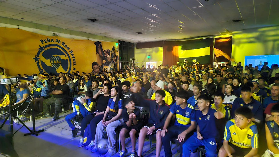 EL SUPERCLÁSICO SE VIVE EN PANTALLA GIGANTE EN SAN RAFAEL