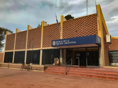 Tranquilidad en el sur: las sucursales del Nación en Real del Padre y Villa Atuel no corren riesgo de cierre.