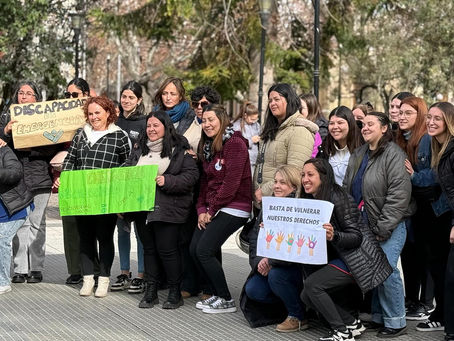 Sin voz no hay derechos": San Rafael también marchó por la discapacidad