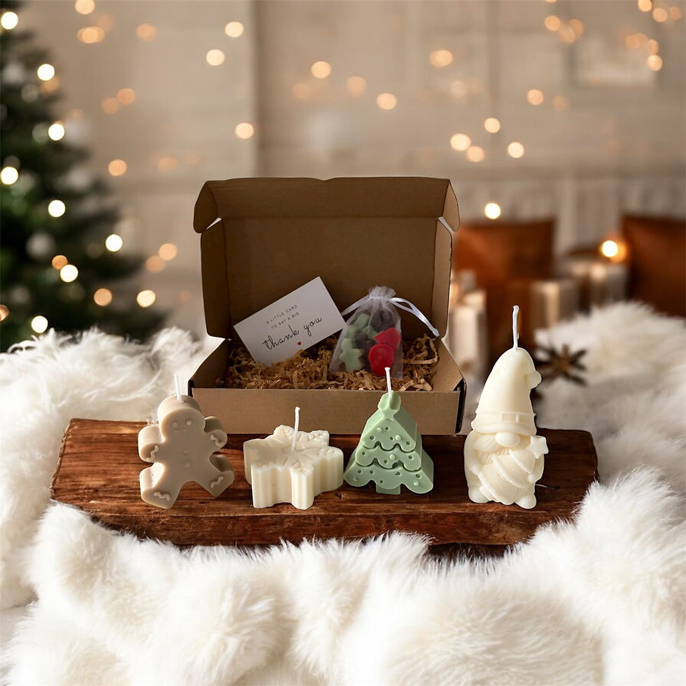 Christmas Cheer Gift Set – Julens doftljus mixade färger