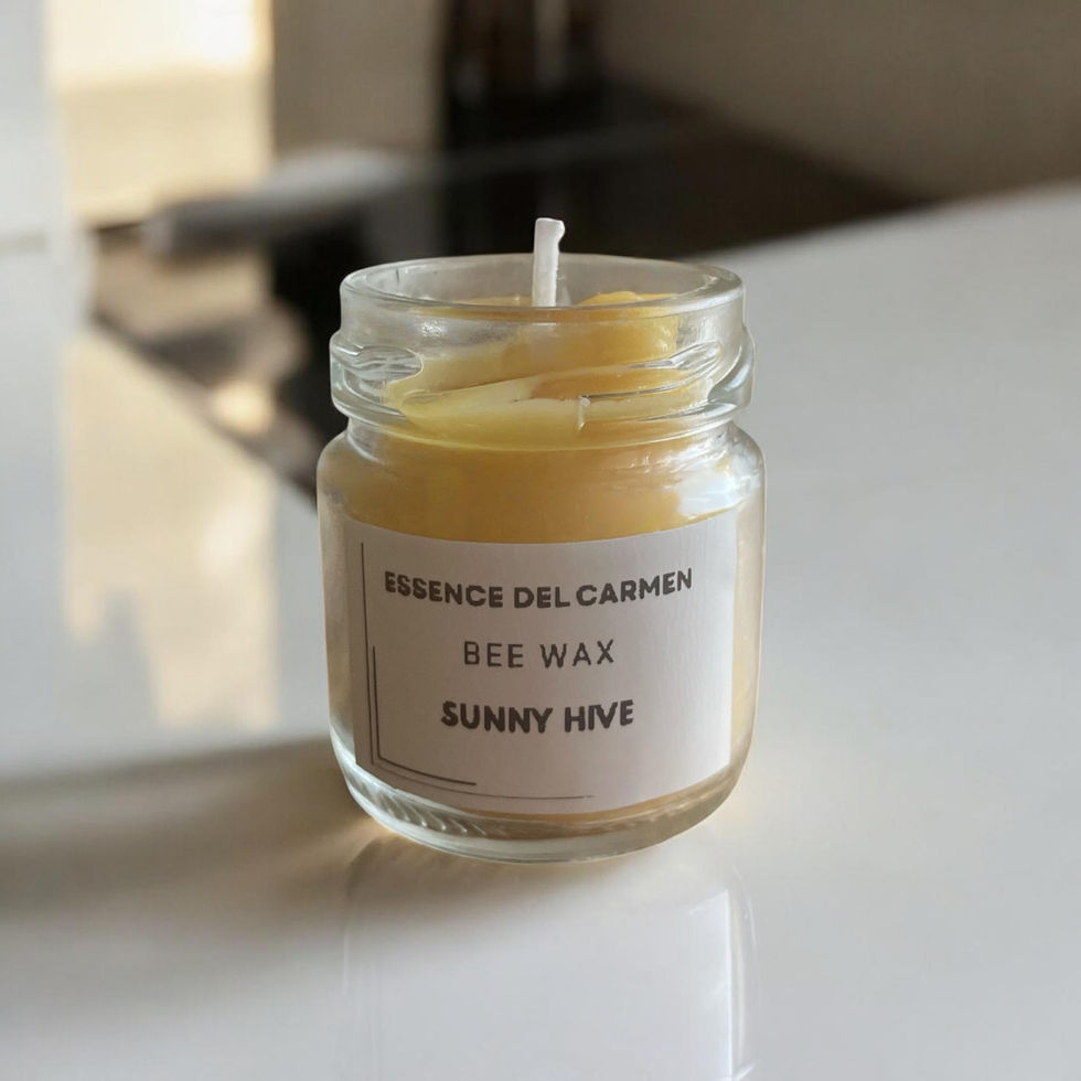 Essence del Carmen - Sunny Hive – Bee Wax - Doftljus