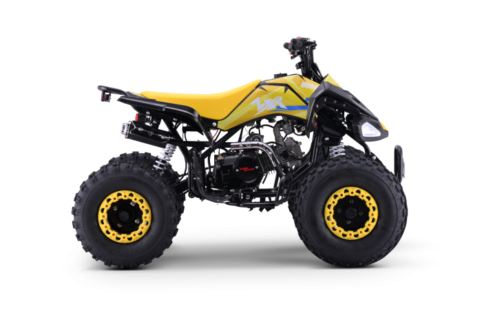 Minijatura: Benzinski Atv/Quad ZXT žuti - 125cm³