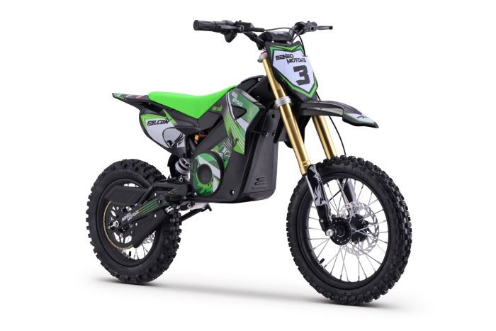 Minijatura: Električni Motocross Falcon zelena- 1600W