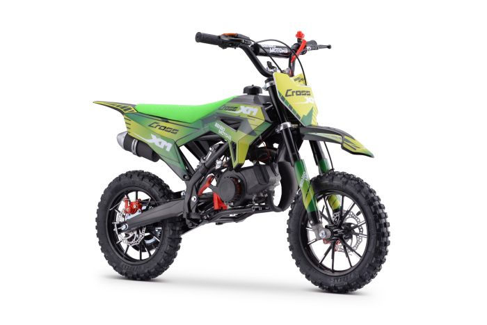 Minijatura: Benzinski Motocross XM zeleni - 50 cm³