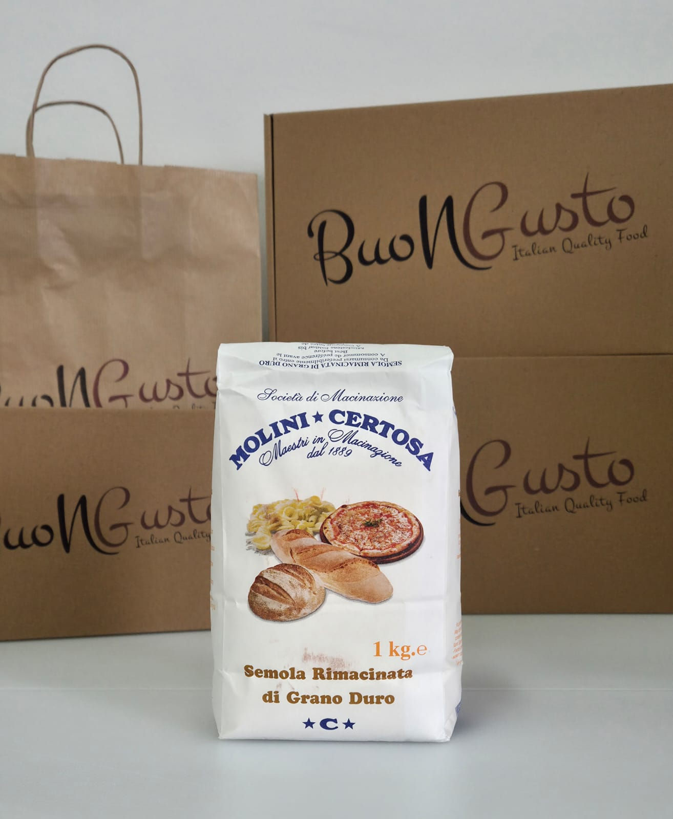BRAŠNO SEMOLA RIMACINATA MOLINI CERTOSA 1000G