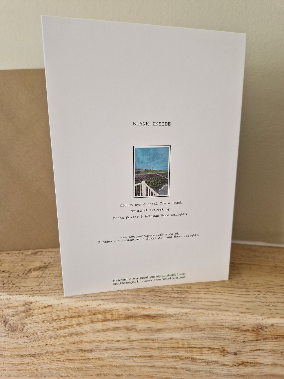Thumbnail: Coastal Greeting Card - Print of Original Artwork
