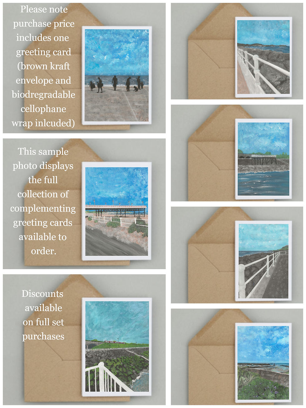 Thumbnail: Coastal Greeting Card - Print of Original Artwork