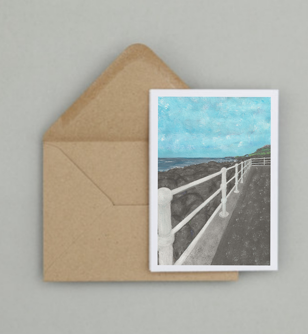 Thumbnail: Coastal Greeting Card - Print of Original Artwork