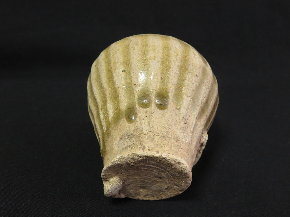 Thumbnail: ビルマ・ミャンマー　初期青磁鎬双耳壷  Burmese / Myanmar  Early Celadon Jar
