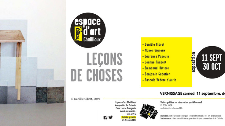 "Leçons de Choses", à l'EAC Chaillioux de Fresnes