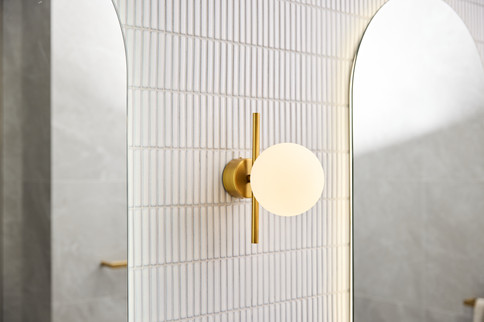 Master ensuite new build all about space wall lighting