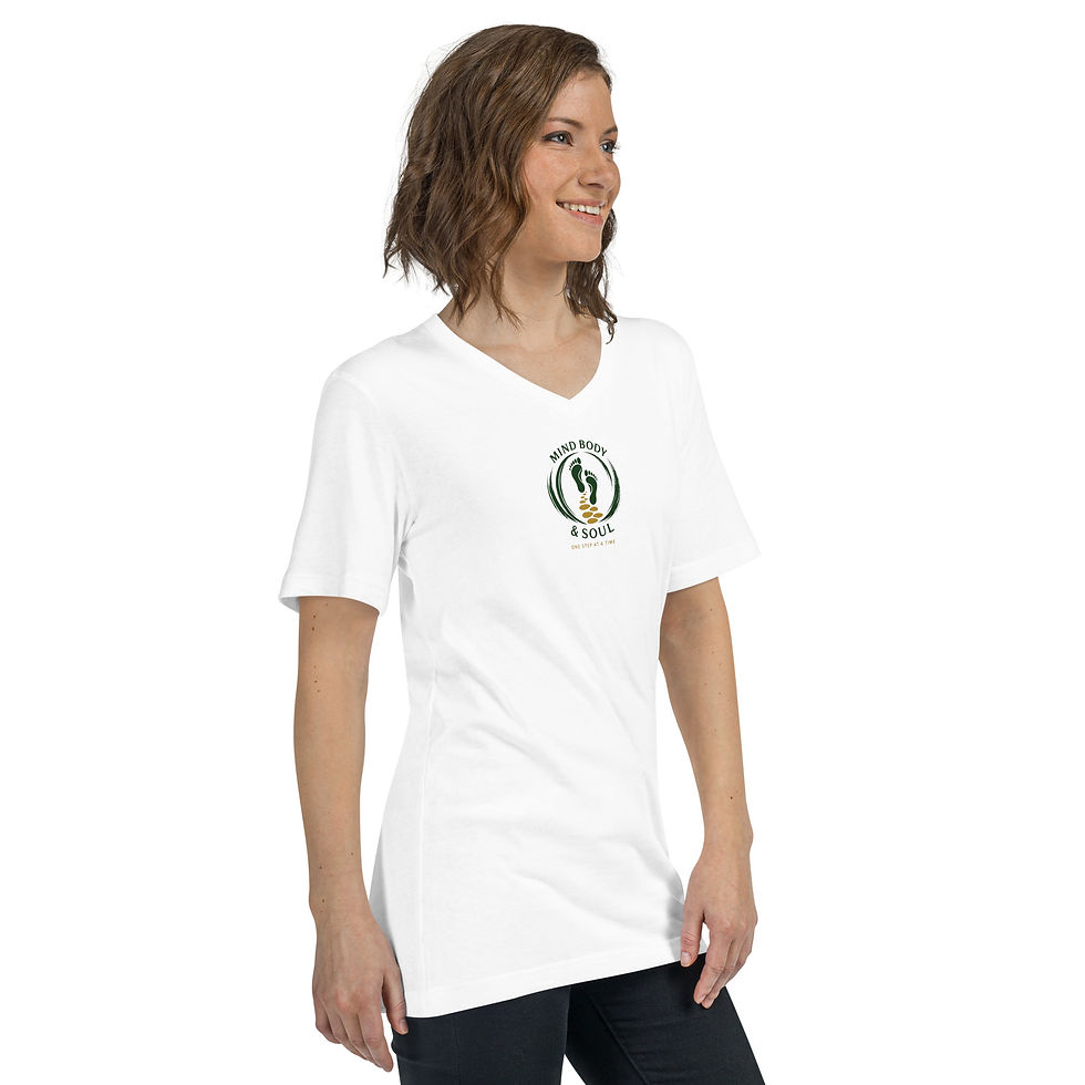 Thumbnail: Unisex Short Sleeve V-Neck T-Shirt