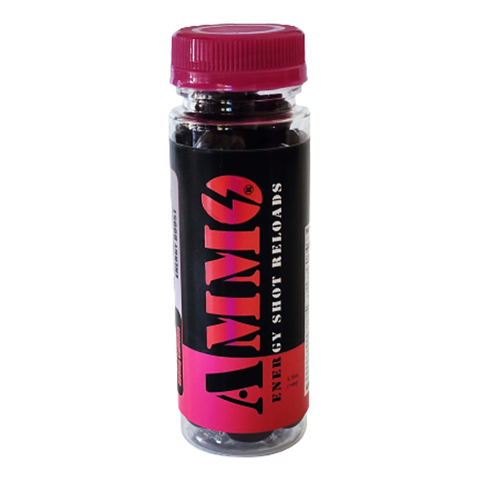 AMMO® Natural Energy Raspberry Chocolate Coffee Rounds - 5oz (40 Count)