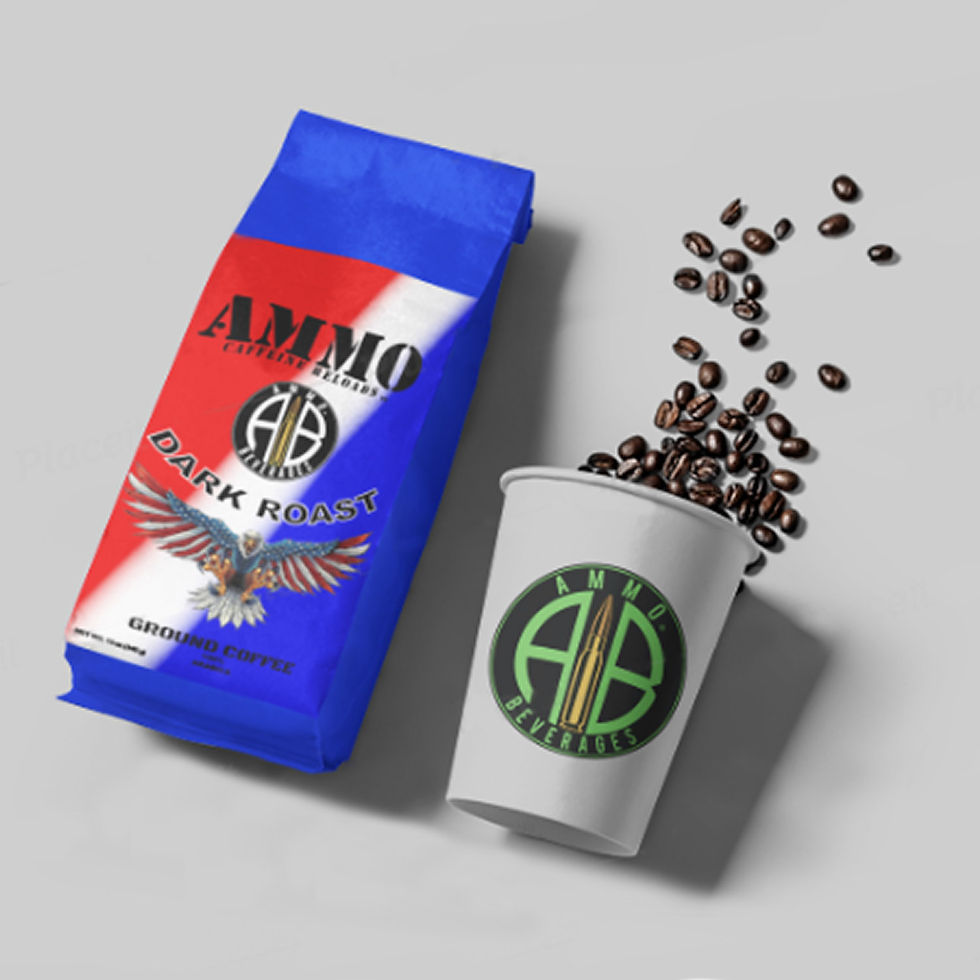 AMMO® America's Seasonal Blend Dark Roast Ground Coffee 12oz Caffeine Reloads