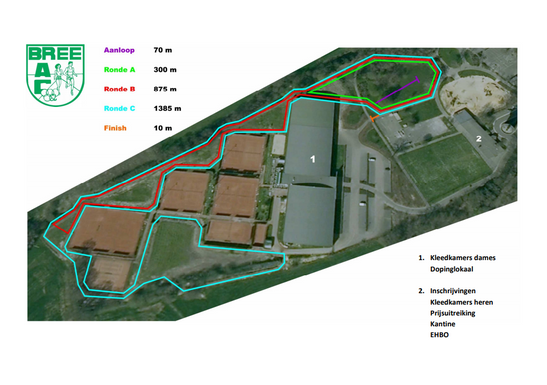 LCC veldloop Bree 03/12